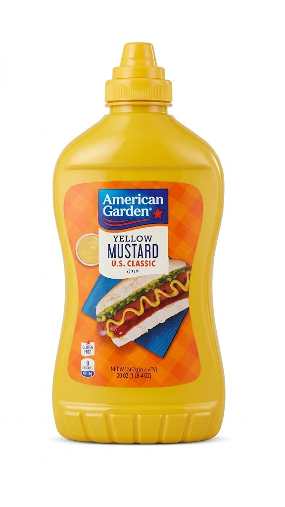American Garden Yellow Mustard, U.S. Classic 567g