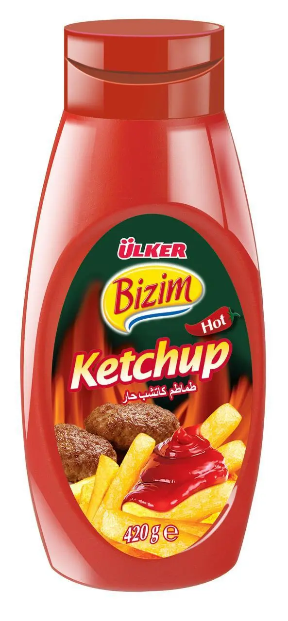 Ulker Bizim Hot Tomato Ketchup420g