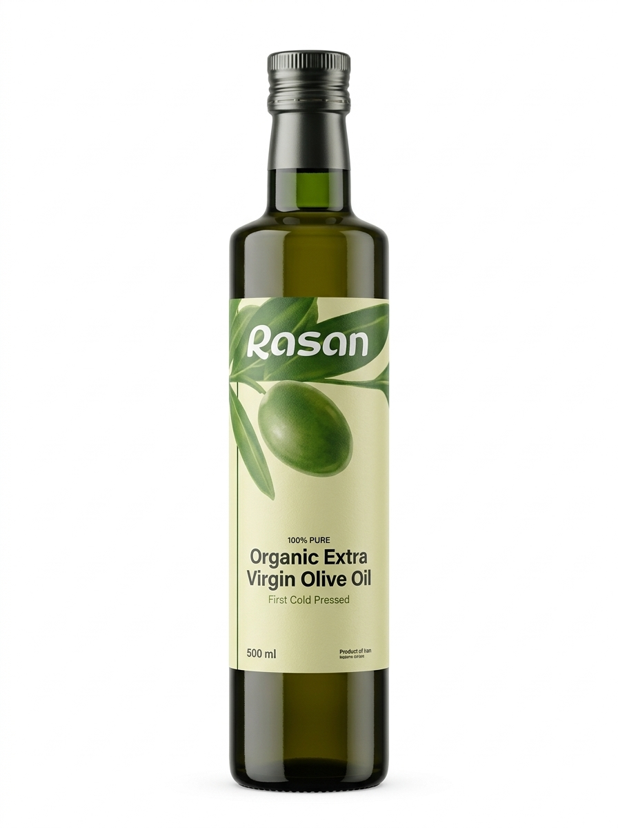 Rasan Organic Extra Virgin Olive Oil (500ml)