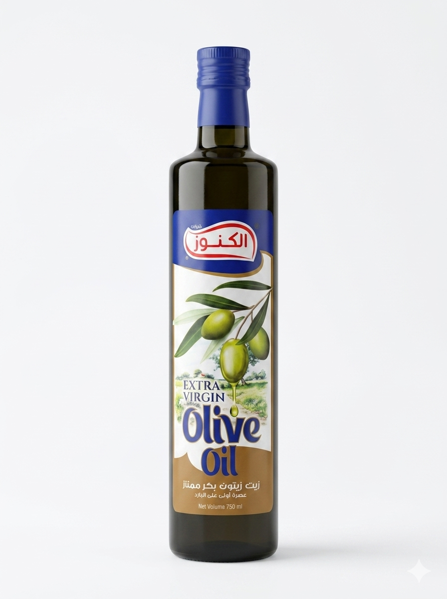 Al-Konooz Extra Virgin Olive Oil 750ml