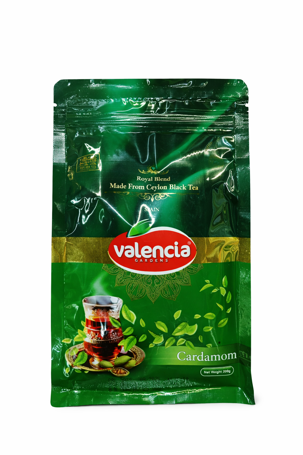 Valencia Cardamom Ceylon tea, 200g net weight