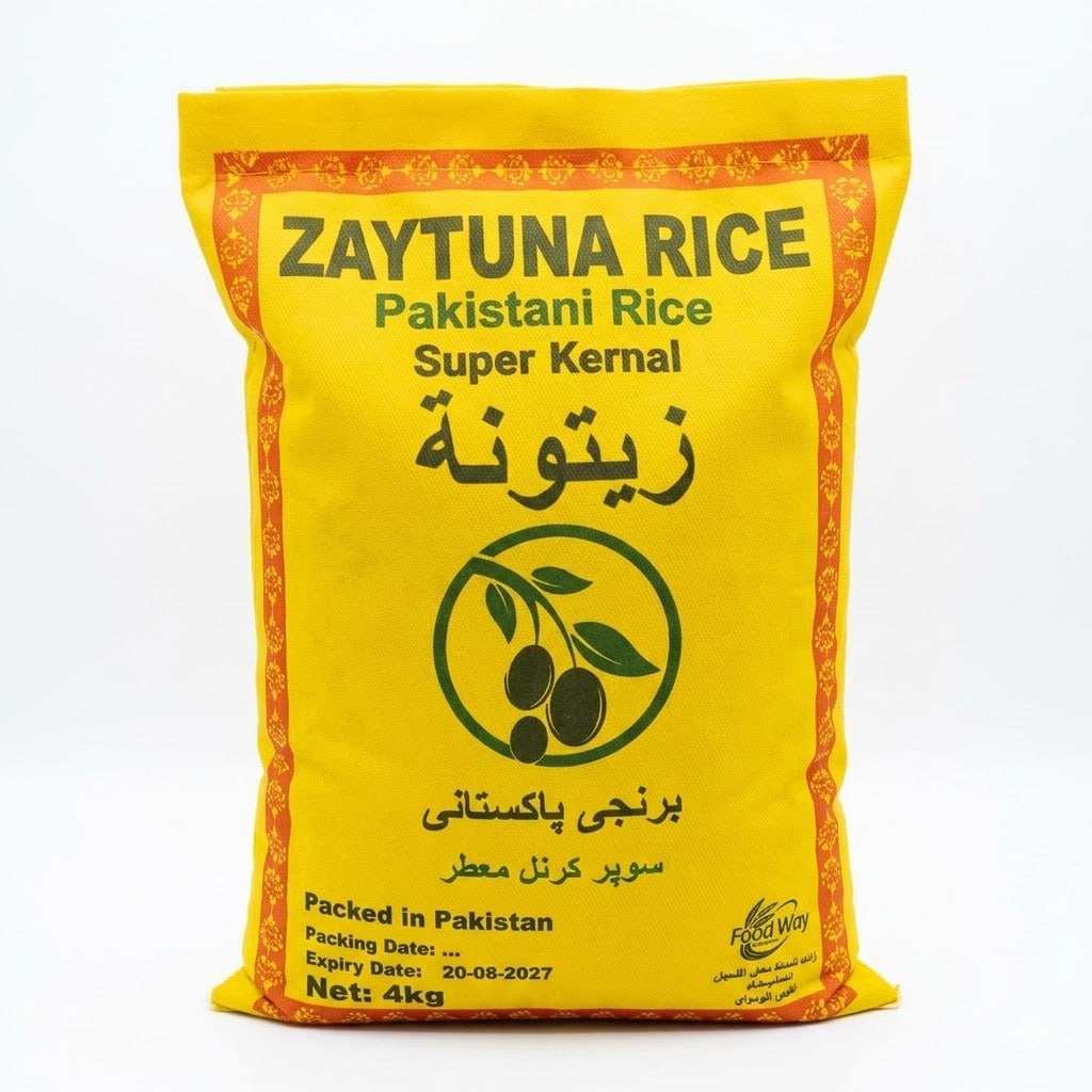 Zaytuna Pakistani Super Kernal Rice 4kg