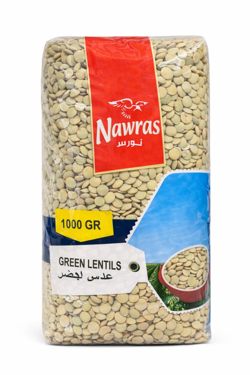 Nawras Green Lentils 1000g