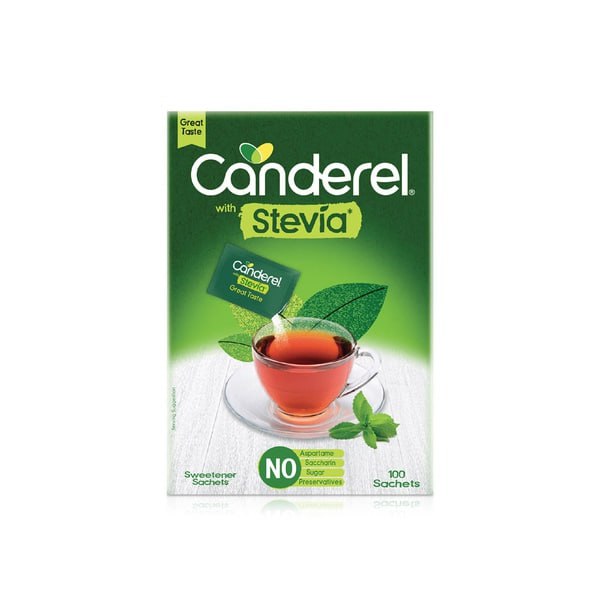 Canderel with Stevia Low Calorie Sweetener100sachets