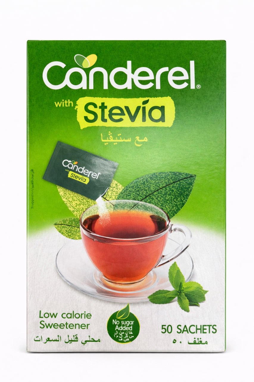 Canderel with Stevia Low Calorie Sweetener50sachets