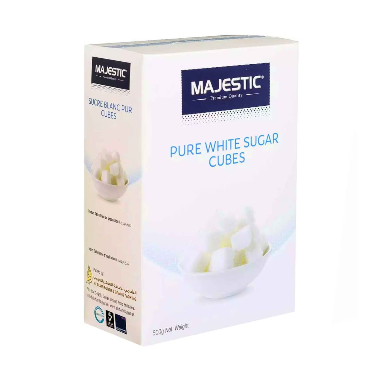Majestic Pure White Sugar Cubes