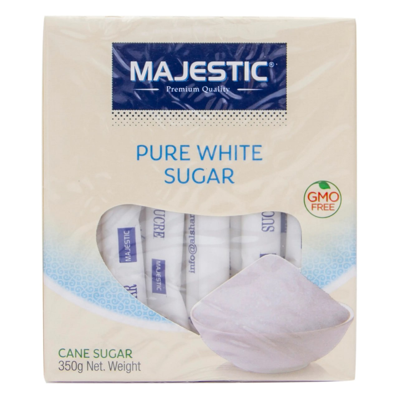 Majestic Pure White Sugar Sachets