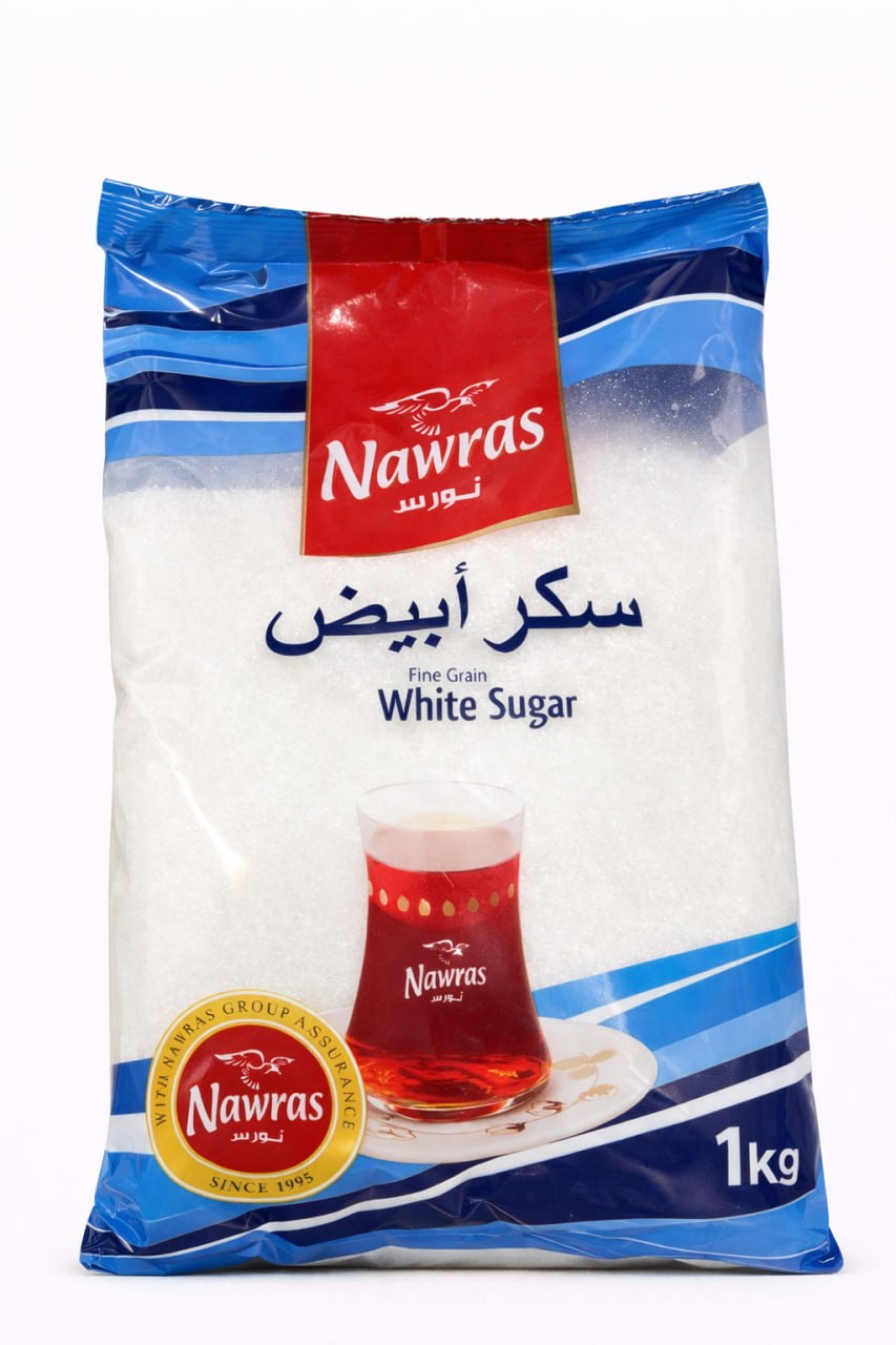 Nawras Fine Grain White Sugar 1000g