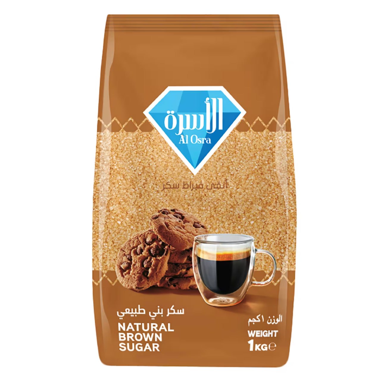 Al Osra Natural Brown Sugar1kg