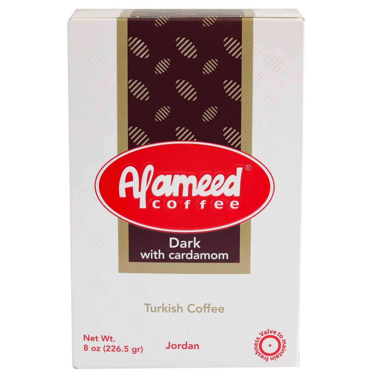 Alameed Coffee Dark with Cardamom 226g