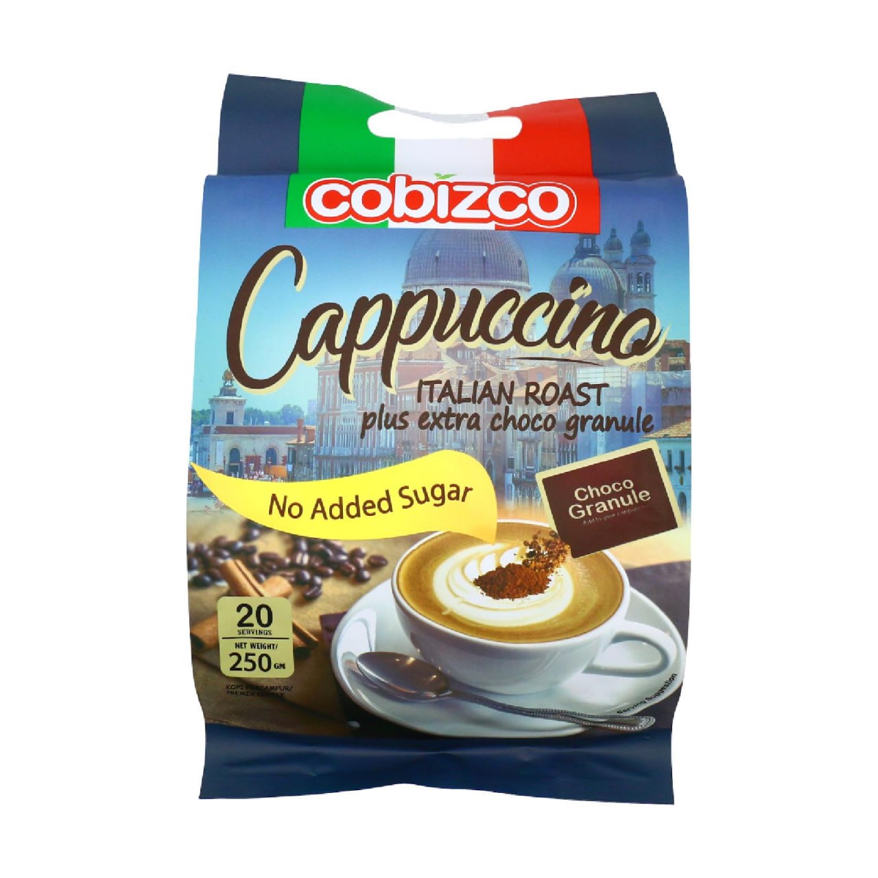 Cobizco Cappuccino Italian Roast No Added Sugar20pcs(250g)