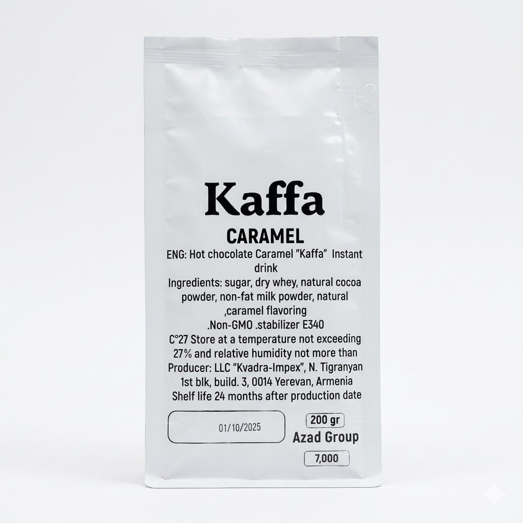Kaffa Caramel Hot Chocolate Instant Drink 200g