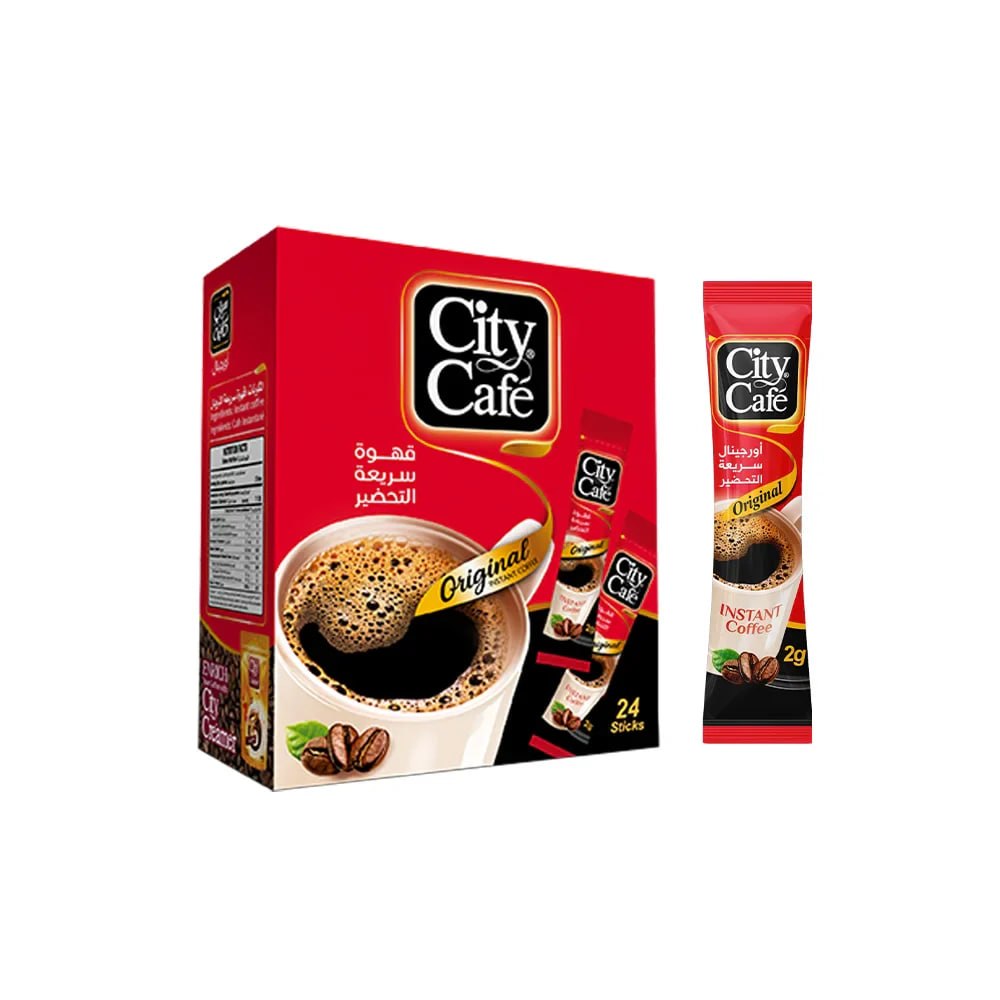 City Cafe Original Instant Coffee (24 Sticks)
