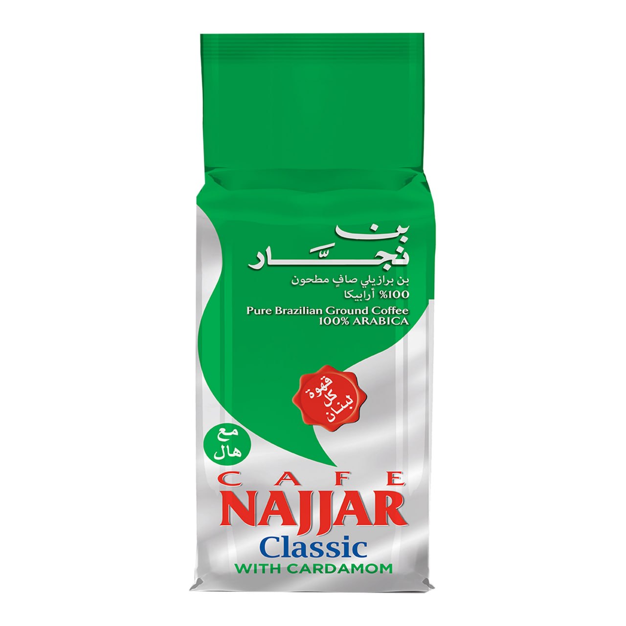 Cafe Najjar Classic Pure Brazilian Ground Coffee with Cardamom 24sachets