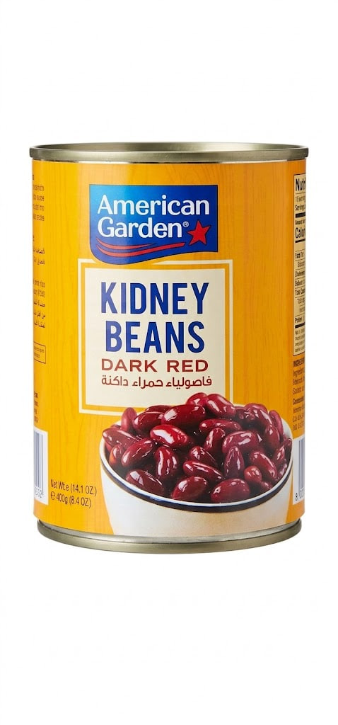 American Garden Dark Red Kidney Beans400g