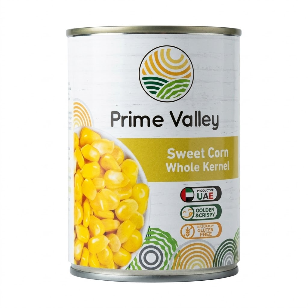 Prime Valley Sweet Corn Whole Kernel 400g