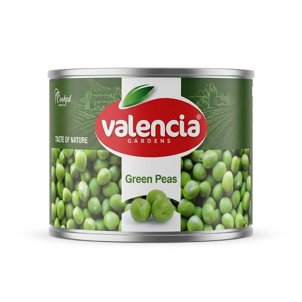 Valencia Green Peas 400g