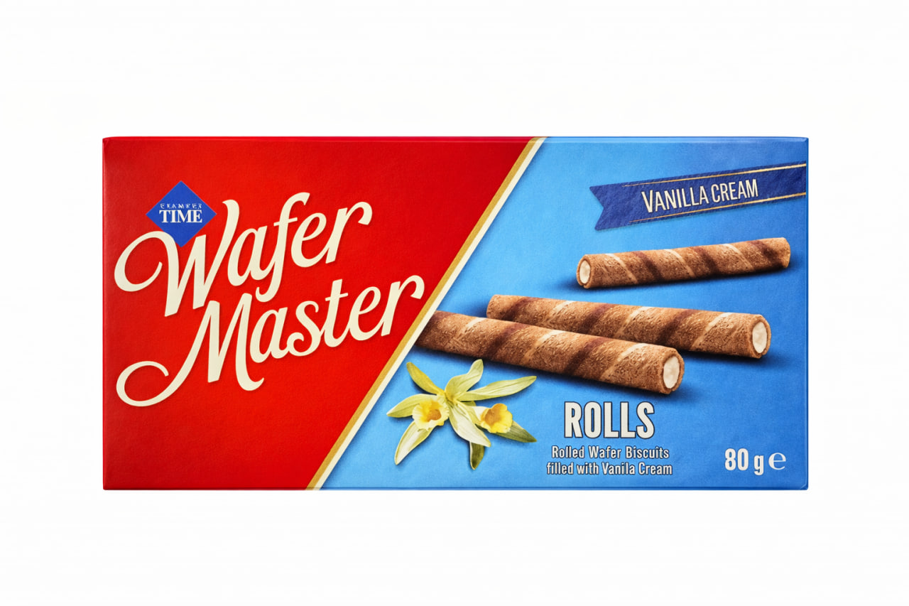 Çizmeci Time Wafer Master Rolls with Vanilla Cream
