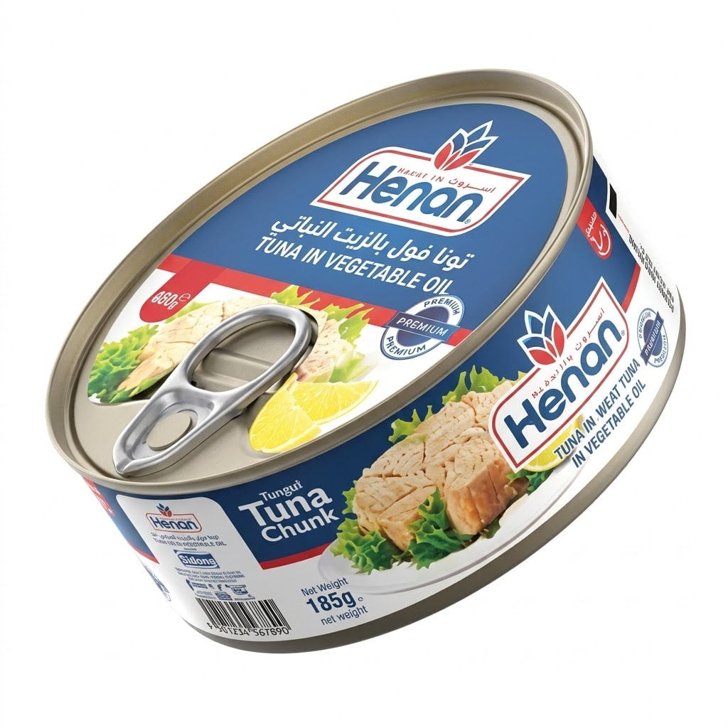 Henan Tongol Tuna Solid in Vegetable Oil 185g