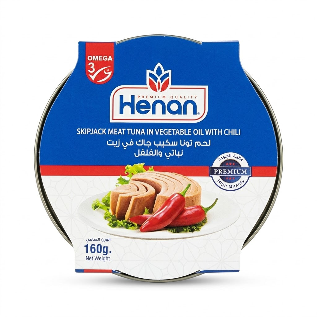 Henan Skipjack Tuna in Vegetable Oil with Chili 160g