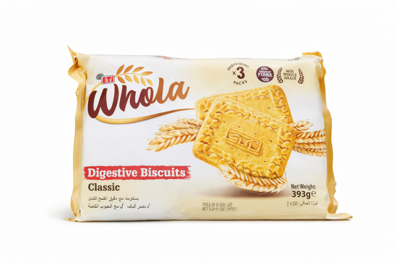 Eti Whola Classic Digestive Biscuits 393g