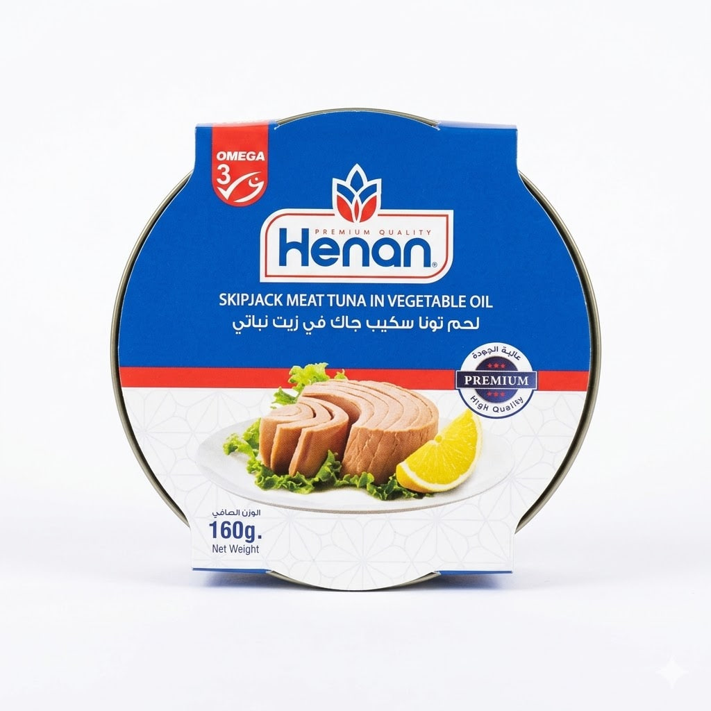 Henan Skipjack Tuna in Vegetable Oil 160g