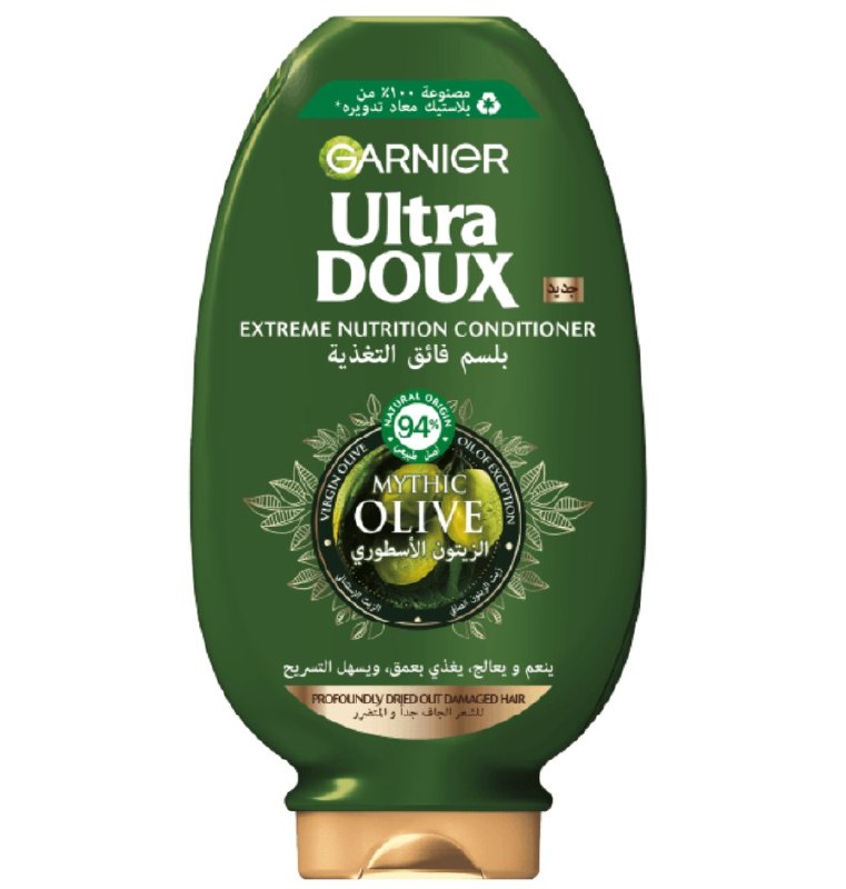 Garnier Ultra Doux Extreme Nutrition Conditioner Mythic Olive for profoundly dried out, damaged hair360ml.