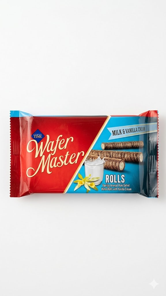Master Wafer with milk and vanilla