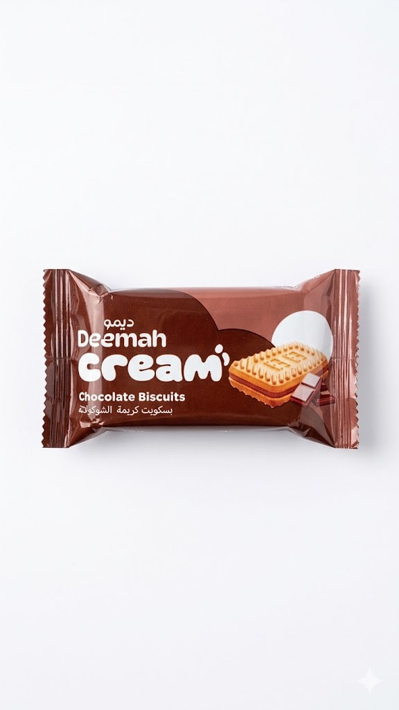 Deemah Cream Chocolate Biscuits