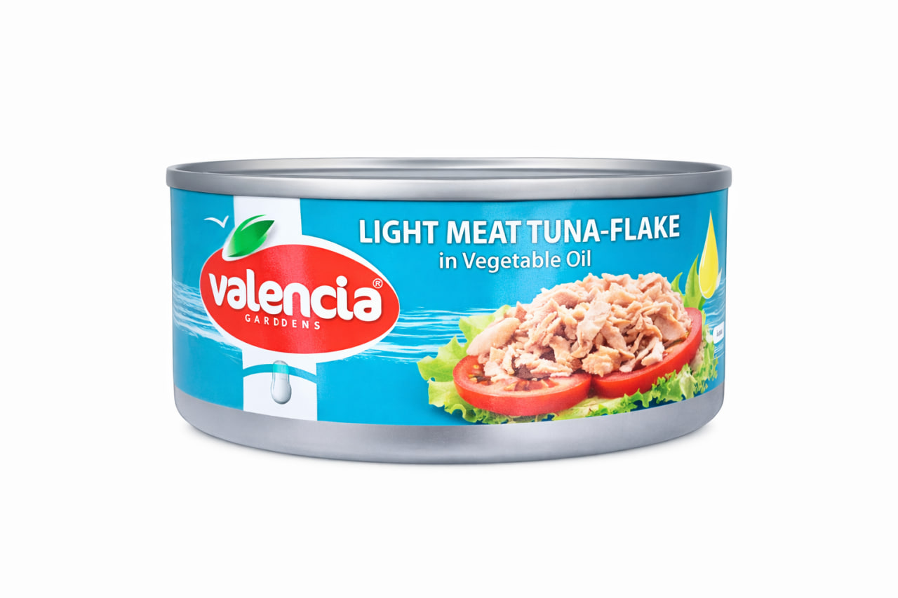 Valencia Light Meat Tuna Flake in Vegetable Oil 160g