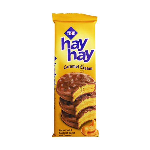Hay Hay Cocoa Coated Caramel Biscuit
