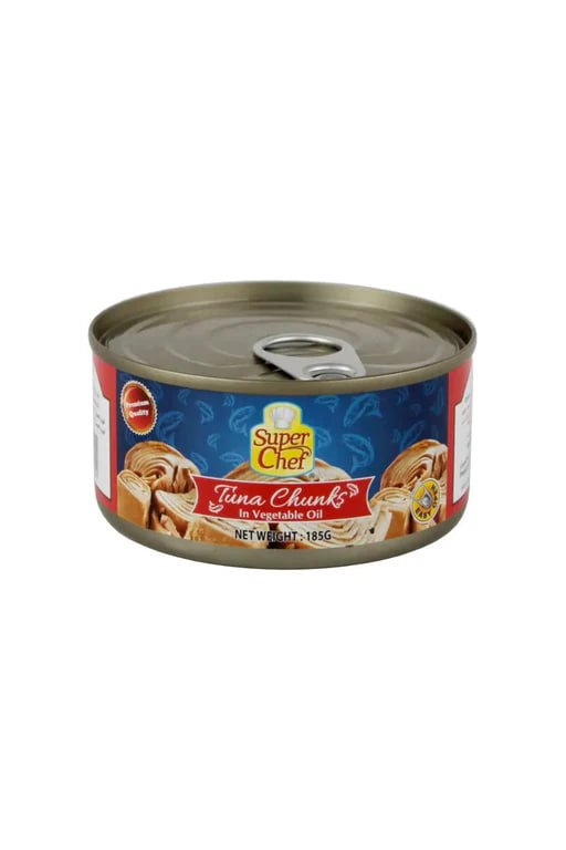 Super Chef Tuna Chunks in Vegetable Oil 185g