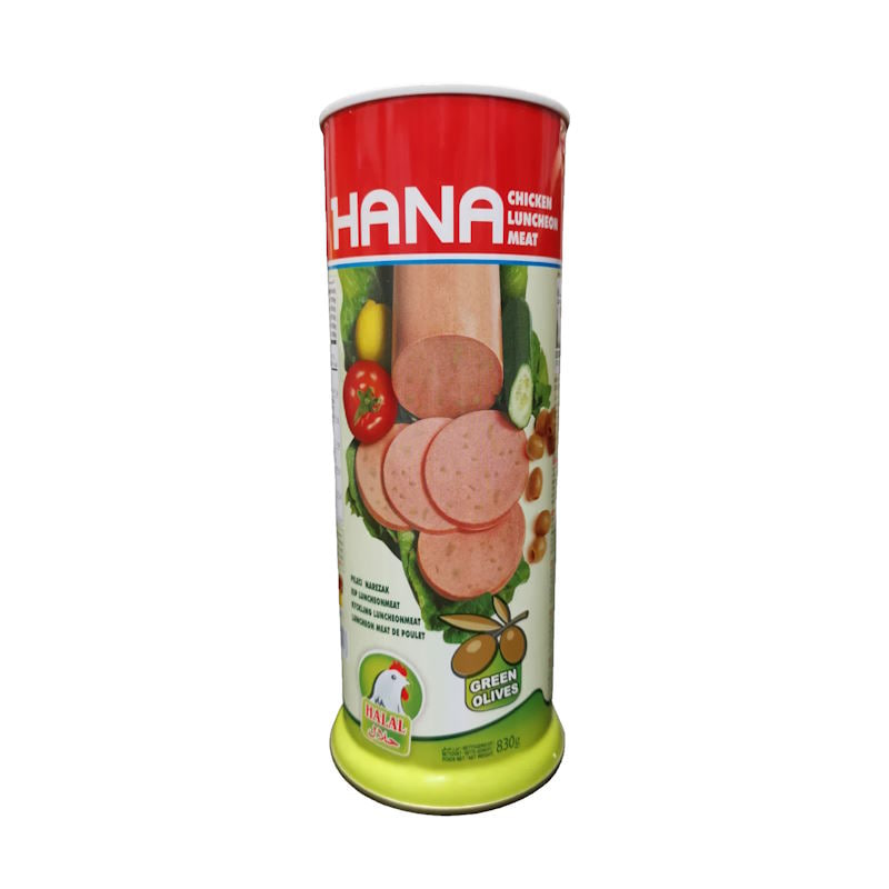 HANA Chicken Luncheon Meat with Green Olives 835g