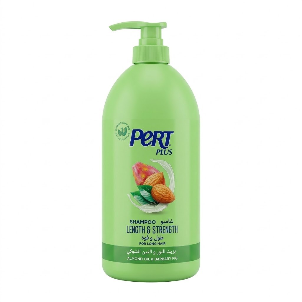 Pert Plus Length & Strength Shampoo for long hair, with Almond Oil & Barbary Fig, 1L.