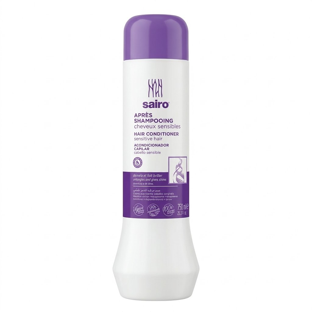 Sairo Hair Conditioner for sensitive hair, untangles and gives shine