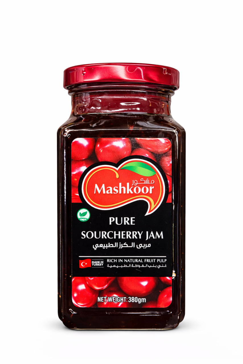 Mashkoor Pure Sour Cherry Jam 380g