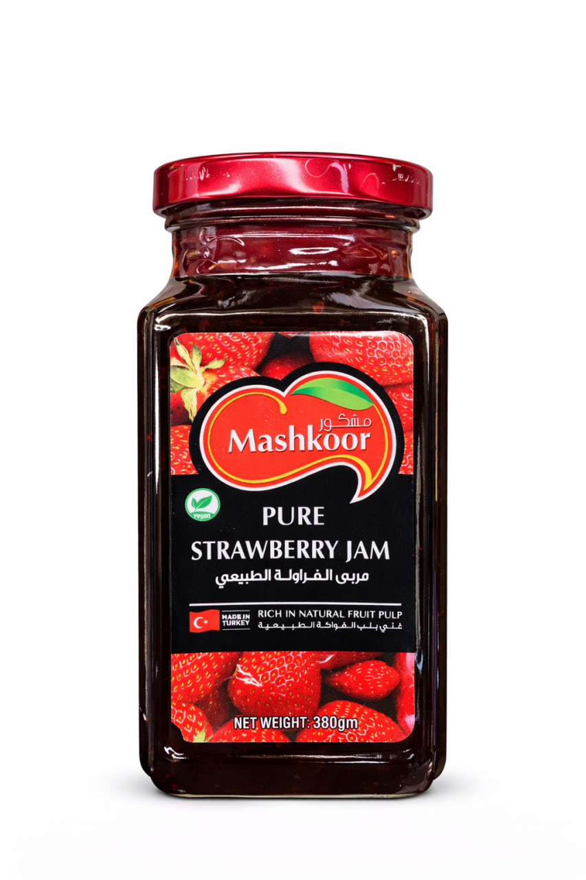 Mashkoor Pure Strawberry Jam 380g