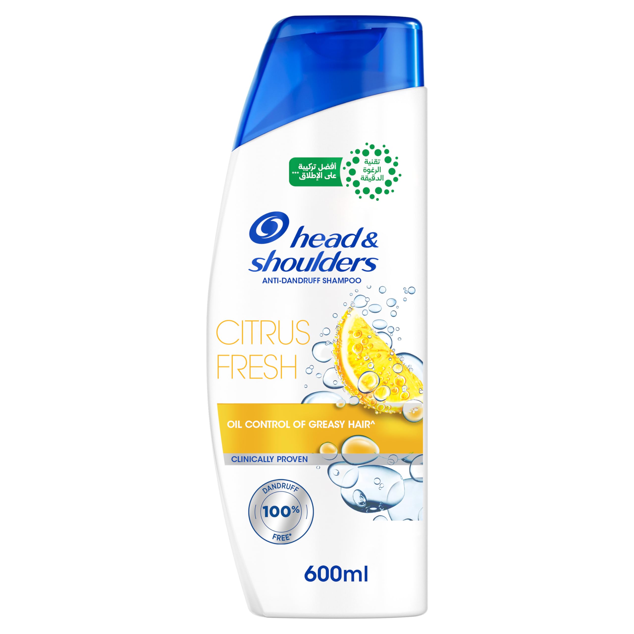 Head & Shoulders Anti-Dandruff Shampoo Citrus Fresh for Greasy Hair (600ml)