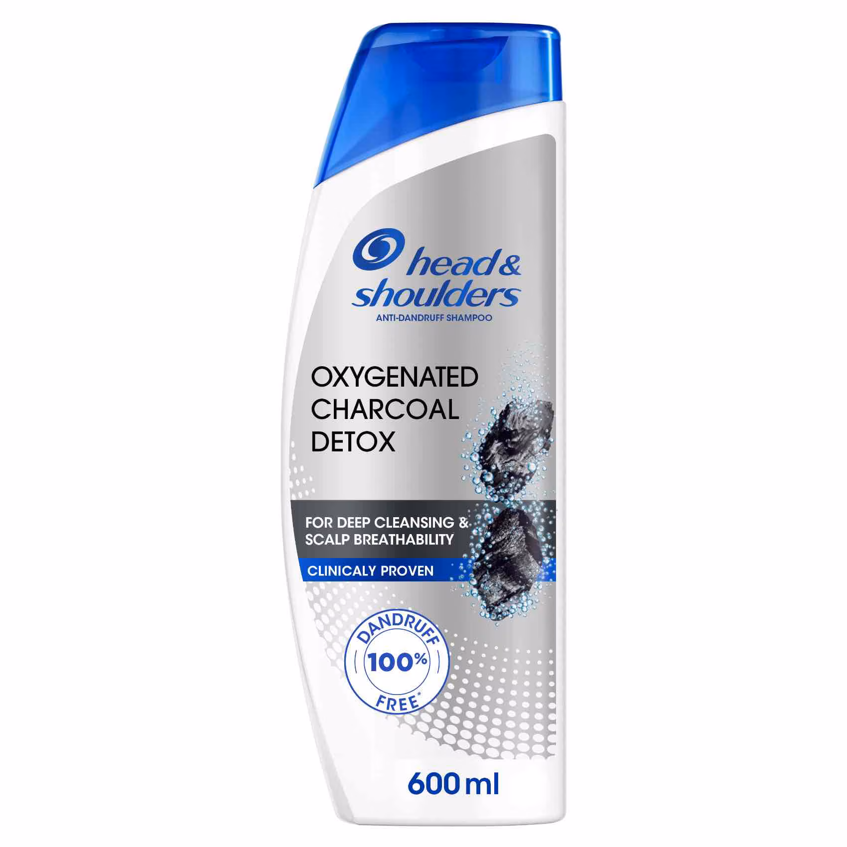 Head & Shoulders Anti-Dandruff Shampoo Oxygenated Charcoal Detox (600ml)