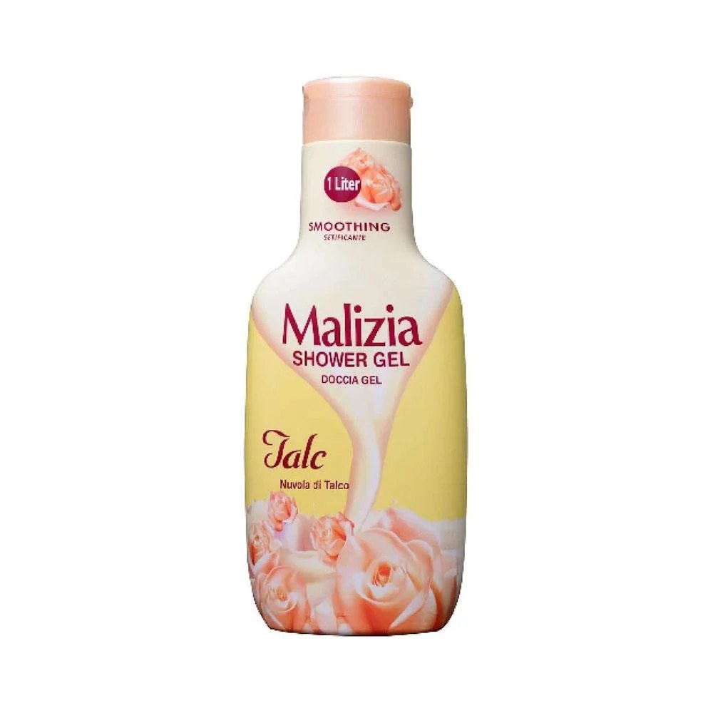 Malizia Smoothing Shower Gel with Talc scent, 1 Liter