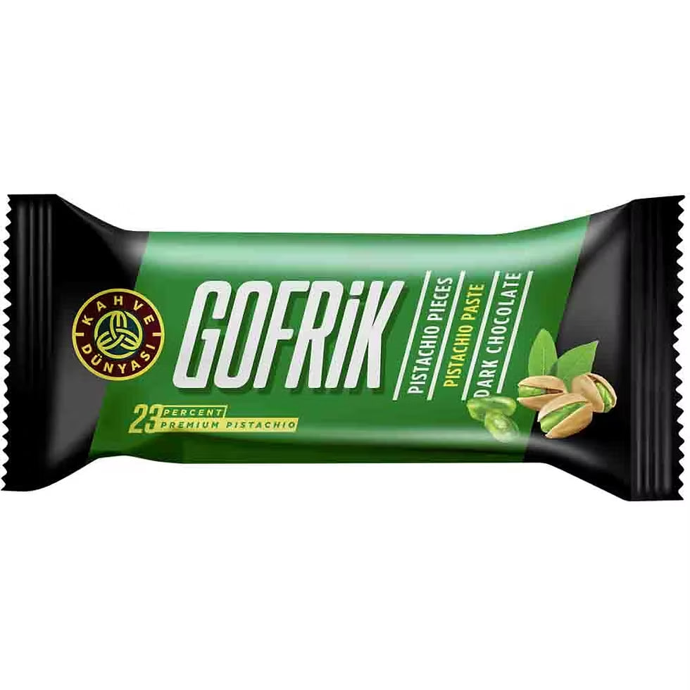 Gofrik Dark Chocolate with Pistachio