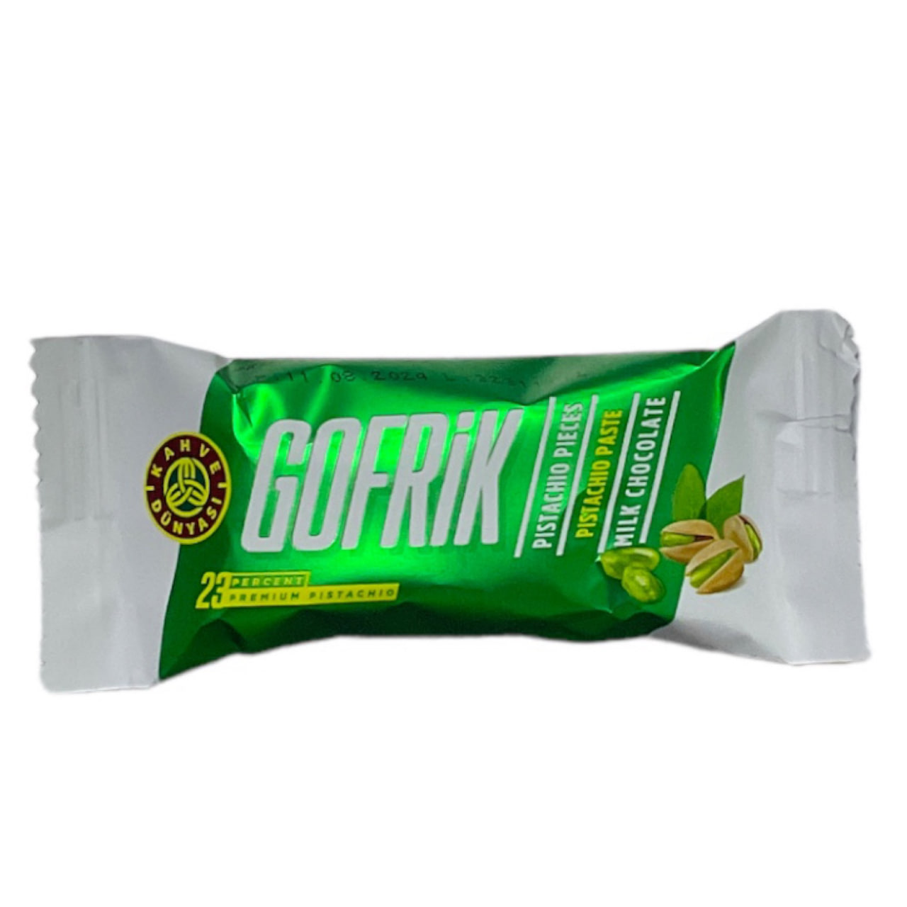 Gofrik Milk Chocolate with Pistachio