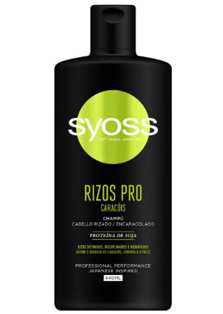 Syoss Rizos Pro Shampoo for curly hair, with Soy Protein 440ml.