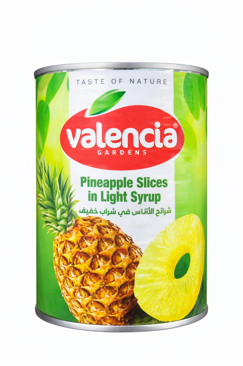 Valencia Gardens Pineapple Slices in Light Syrup 565g