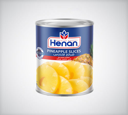 Henan Pineapple Slices in Light Syrup 565g