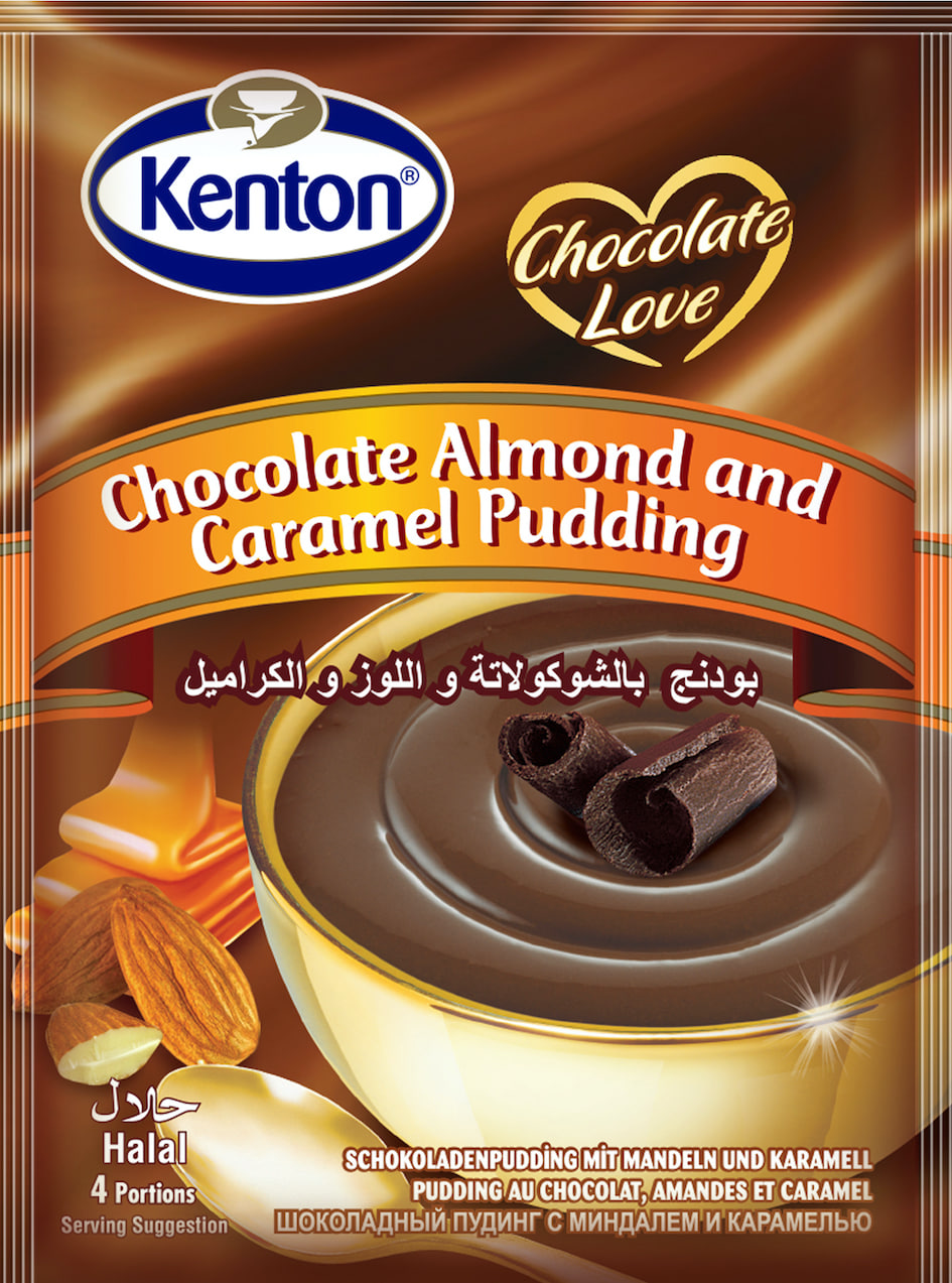 Kenton Chocolate Almond and Caramel Pudding 100g