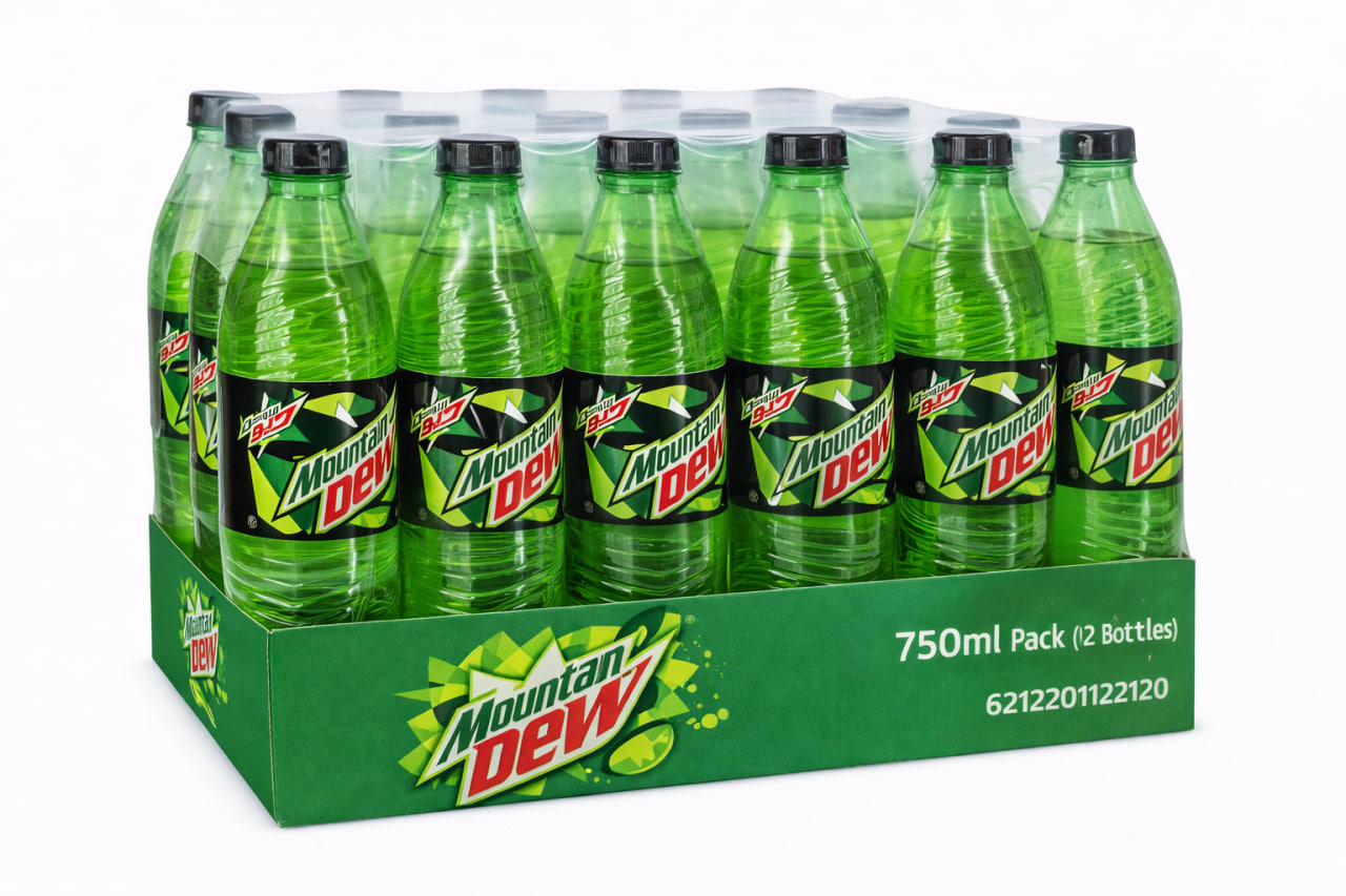 Mountain Dew 750ml Pack (12 Bottles)