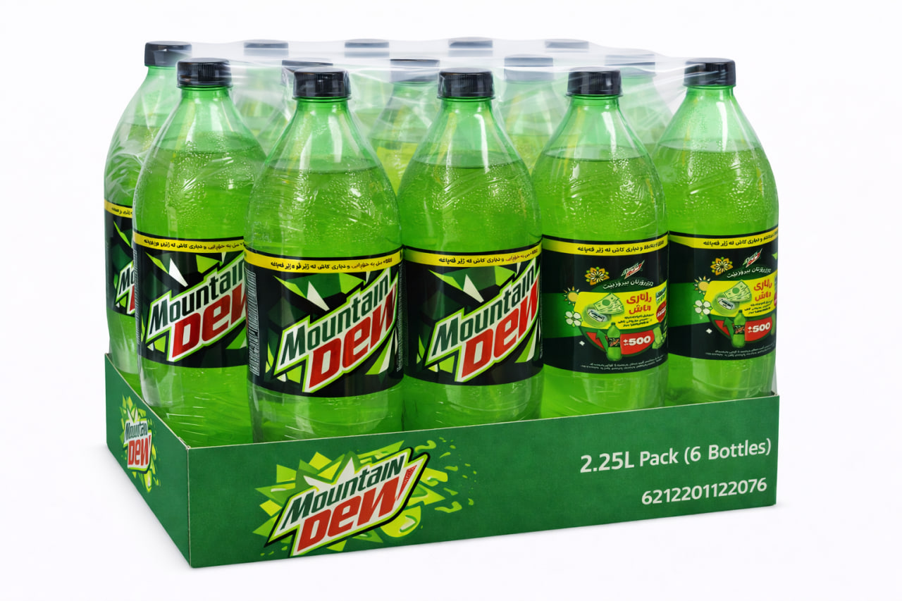 Mountain Dew 2.25L Pack (6 Bottles)