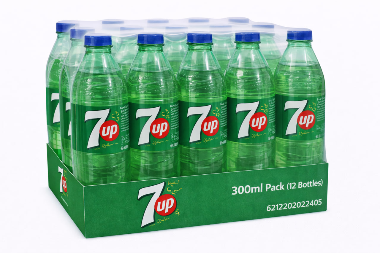 7UP 300ml Pack (12 Bottles)