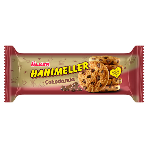 Ülker Hanımeller Cocoa Chips Cookies